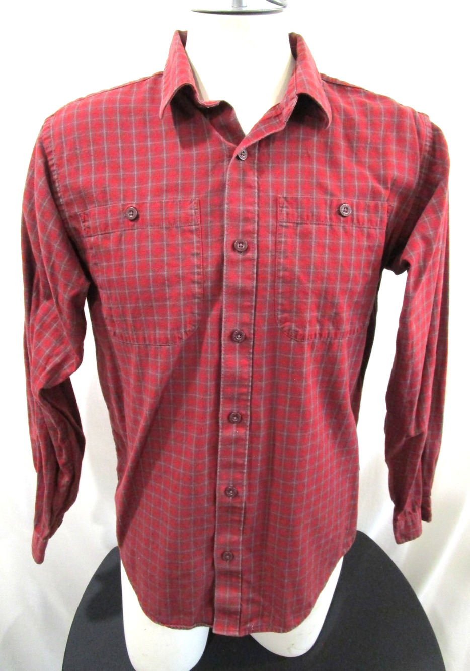Patagonia Red Plaid Organic Cotton Button Up Flannel Shirt Men S